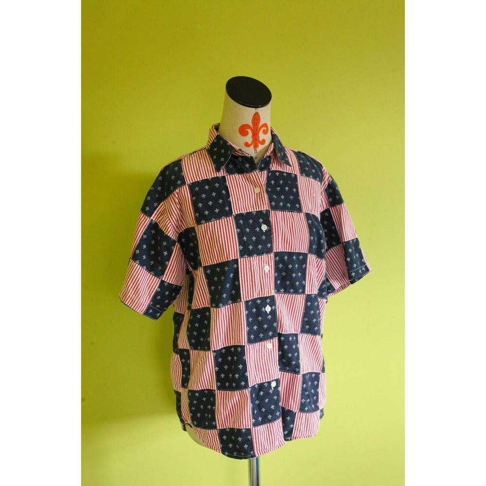 VTG WESTBOUND Womens S Casual Button Up Shirt Quilted